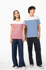 Camiseta marinera algodón orgánico mujer