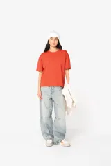 Camiseta ecorresponsable oversize mujer