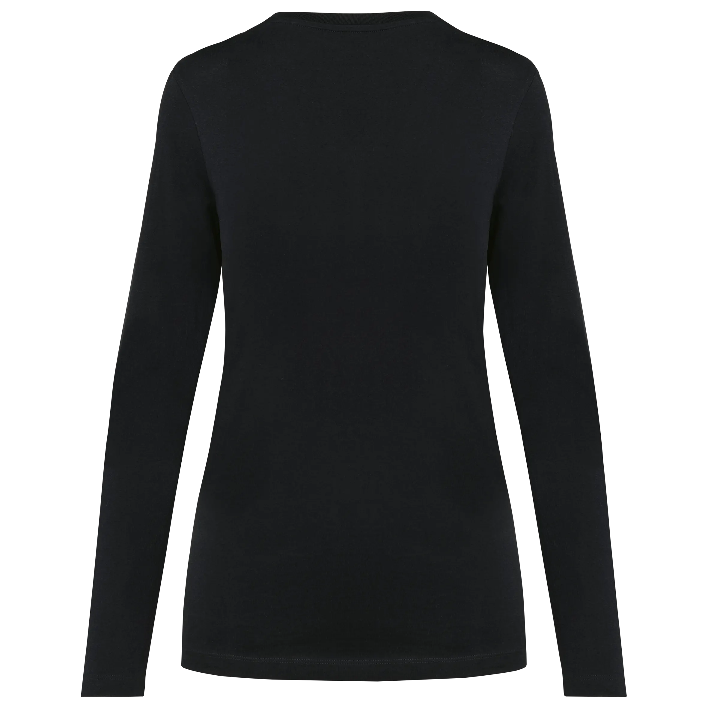 Camiseta Supima® cuello redondo manga larga mujer