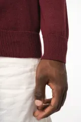 Jersey cuello de pico hombre