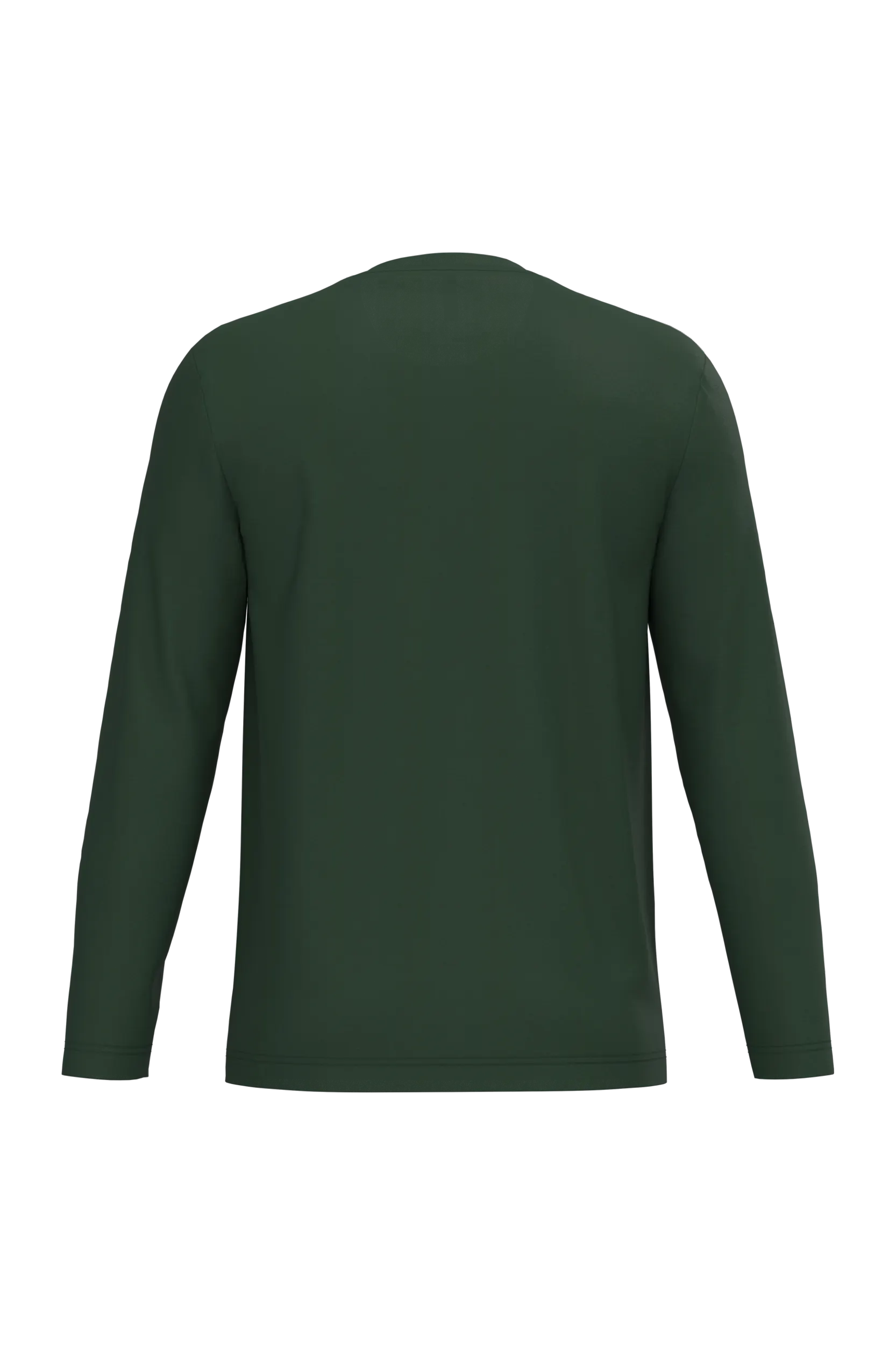 Camiseta maga larga y cuello redondo hombre