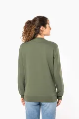 Sudadera cuello redondo reciclada unisex
