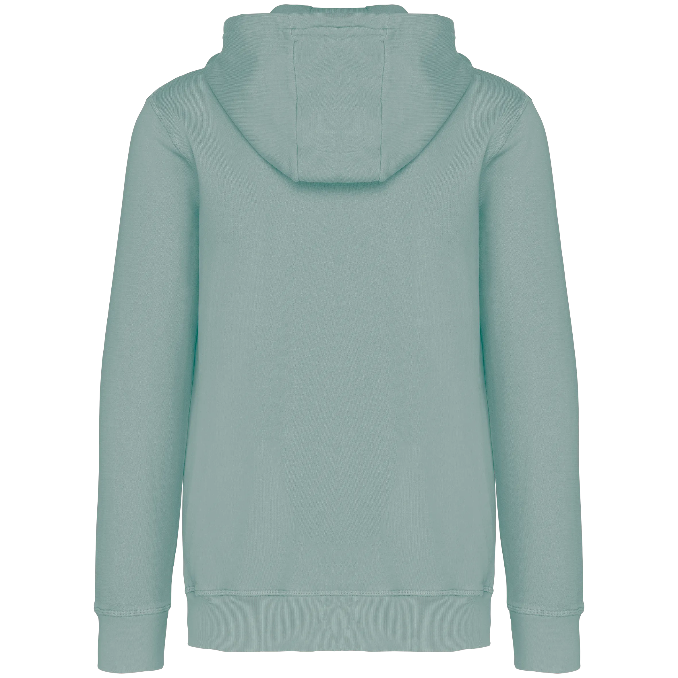 Sudadera ecorresponsable con cremallera y capucha French Terry unisex