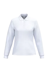 Polo punto piqué LSL mujer