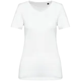 Camiseta Supima® cuello de pico manga corta mujer