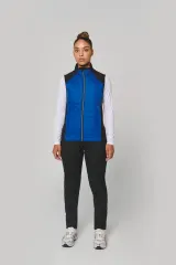 Chaleco deportivo bimaterial unisex