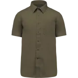 Camisa popelina de polialgodón manga corta de fácil cuidado hombre
