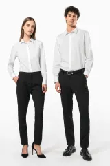 Camisa de popelina de polialgodón de fácil cuidado para hombre