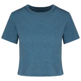Camiseta crop triblend mujer