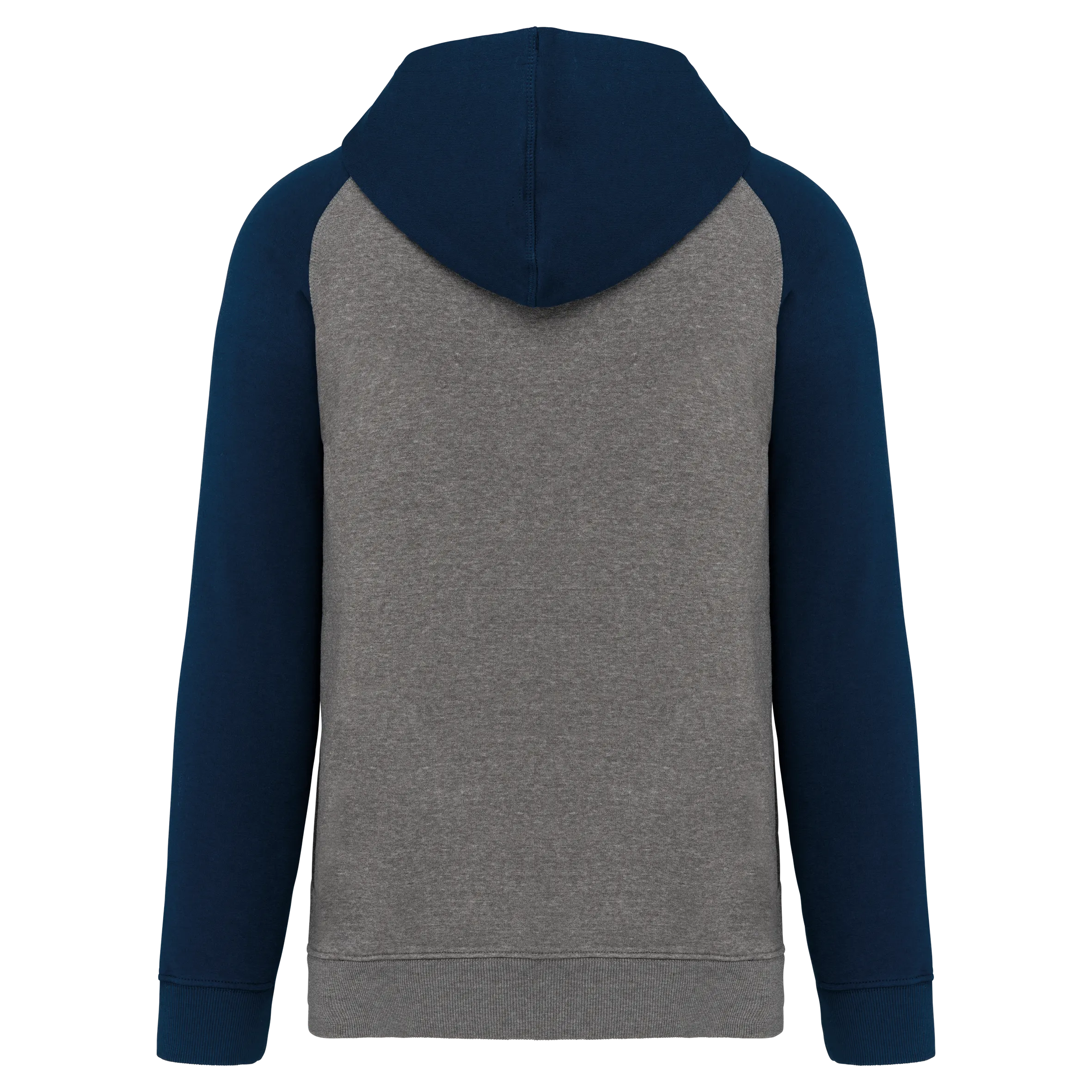 Sudadera bicolor con capucha para niños