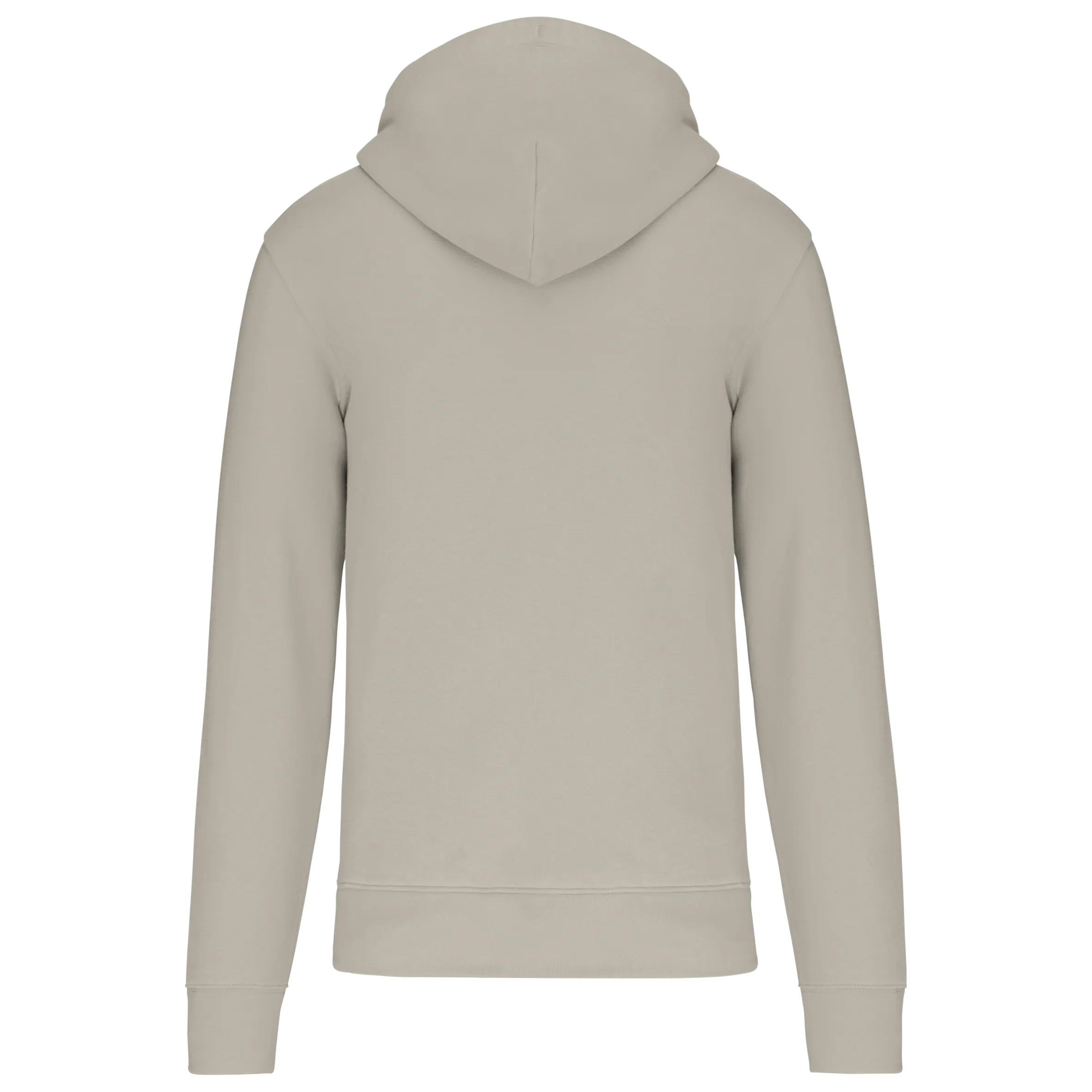 Sudadera con capucha y cremallera ecorresponsable hombre