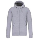 Sudadera capucha y cremallera