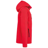 Chaquetas softshell 3 capas con capucha y mangas extraíbles unisex