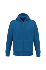 Sudadera ecorresponsable con cremallera y capucha unisex