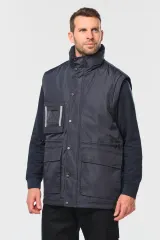 Parka workwear con mangas amovibles hombre