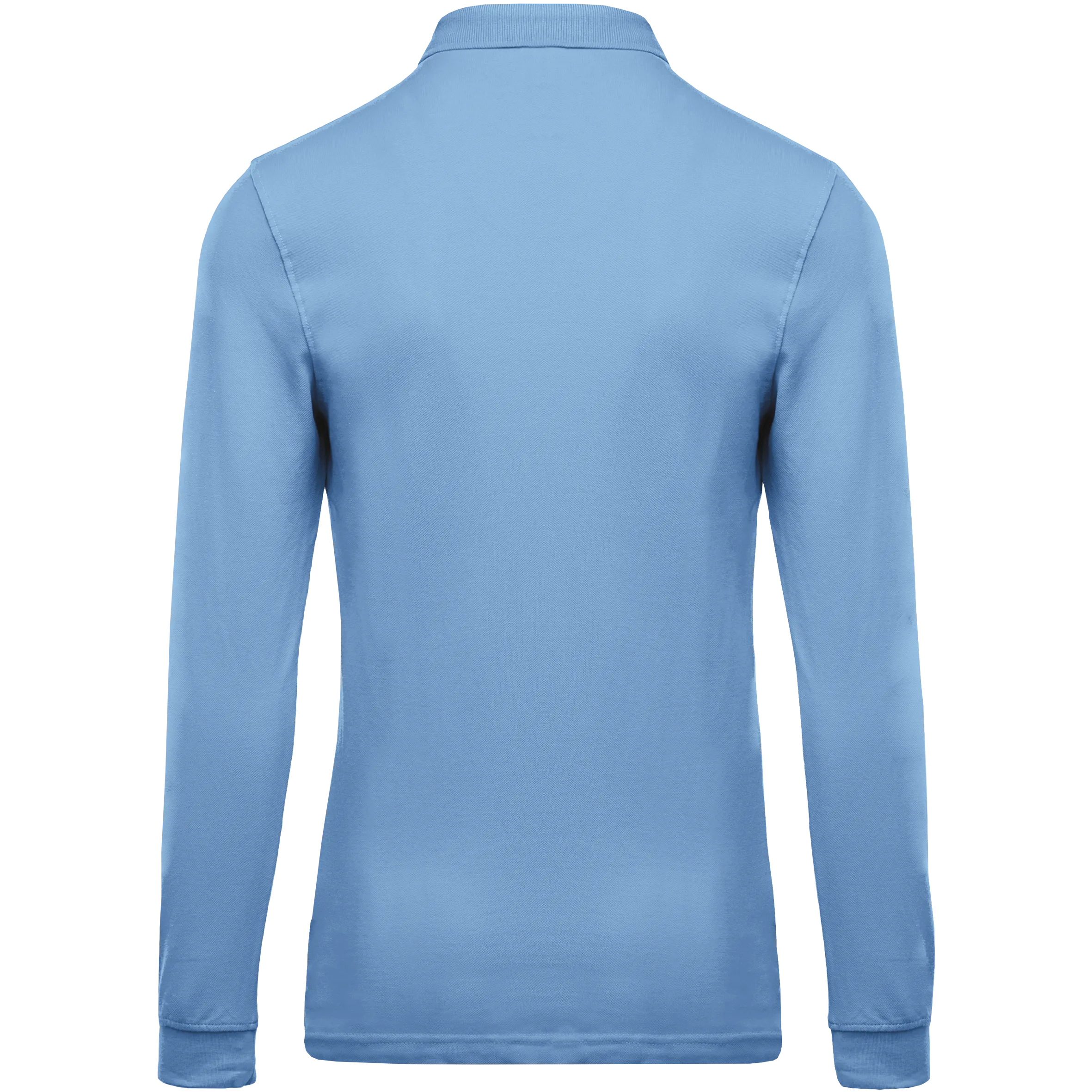 Polo piqué de manga larga de hombre