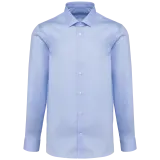 Camisa Oxford Pinpoint manga larga hombre