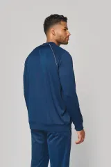 Chaqueta de deporte con cremallera y ribete - Unisex