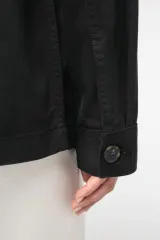 Chaqueta tipo worker ecorresponsable de efecto lavado unisex
