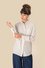 Camisa de lino mujer