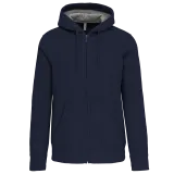 Sudadera capucha y cremallera
