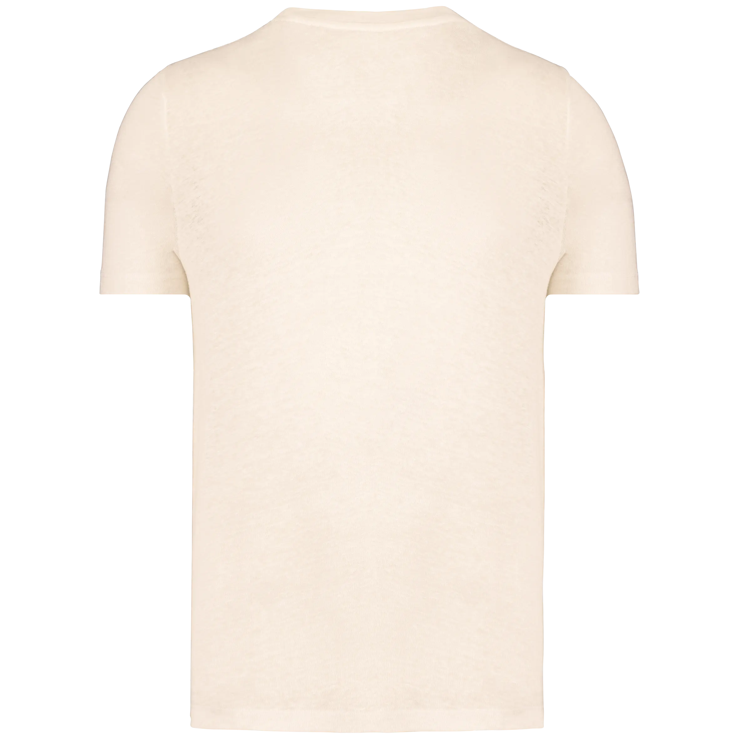Camiseta lino cuello redondo hombre