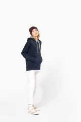 Sudadera con capucha de forro contrastado - Unisex