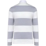 Oxford Grey / White Stripes