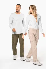 Pantalón ligero multibolsillos para mujer