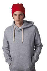 Gorro punto reciclado con dobladillo