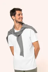 Camiseta Supima® cuello redondo manga corta hombre