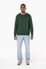 Sudadera cuello redondo reciclada unisex