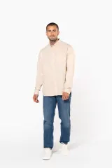 Camisa de algodón Nevada de manga larga para hombre