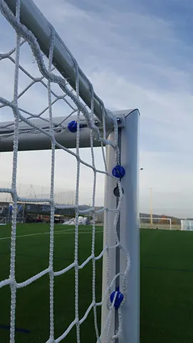 JUEGO DE 2 REDES FÚTBOL 11 4MM LINEA PREMIUM