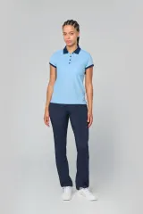 Polo piqué performance mujer