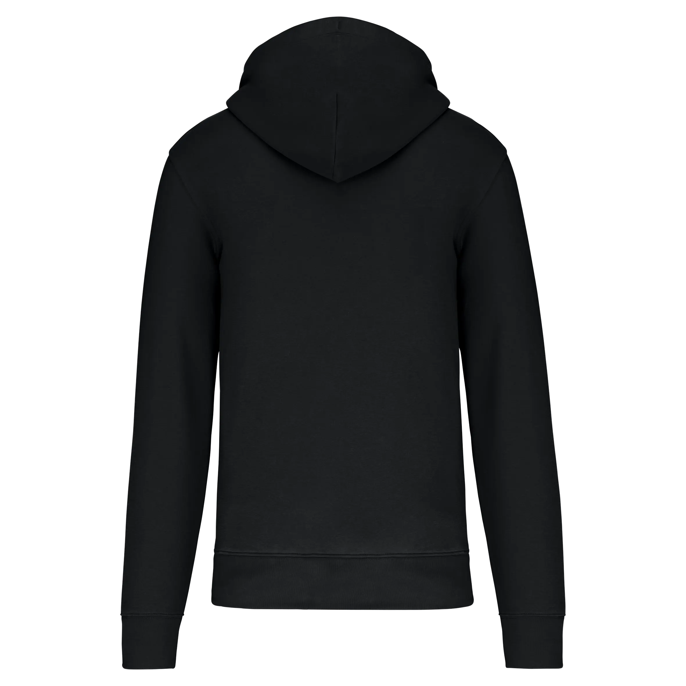 Sudadera con capucha y cremallera ecorresponsable hombre