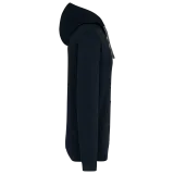 Sudadera capucha contrastada hombre