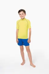 Camiseta surf con protección UV manga corta para niño