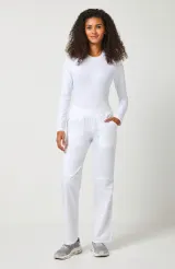 Pantalones tipo cargo de tiro medio mujer