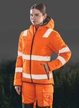 Chaqueta de seguridad ripstop acolchada - Material reciclado