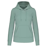 Sudadera capucha ecorresponsable mujer