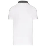 White / Dark Grey Heather