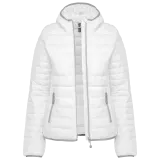 Chaqueta acolchada y ligera con capucha mujer