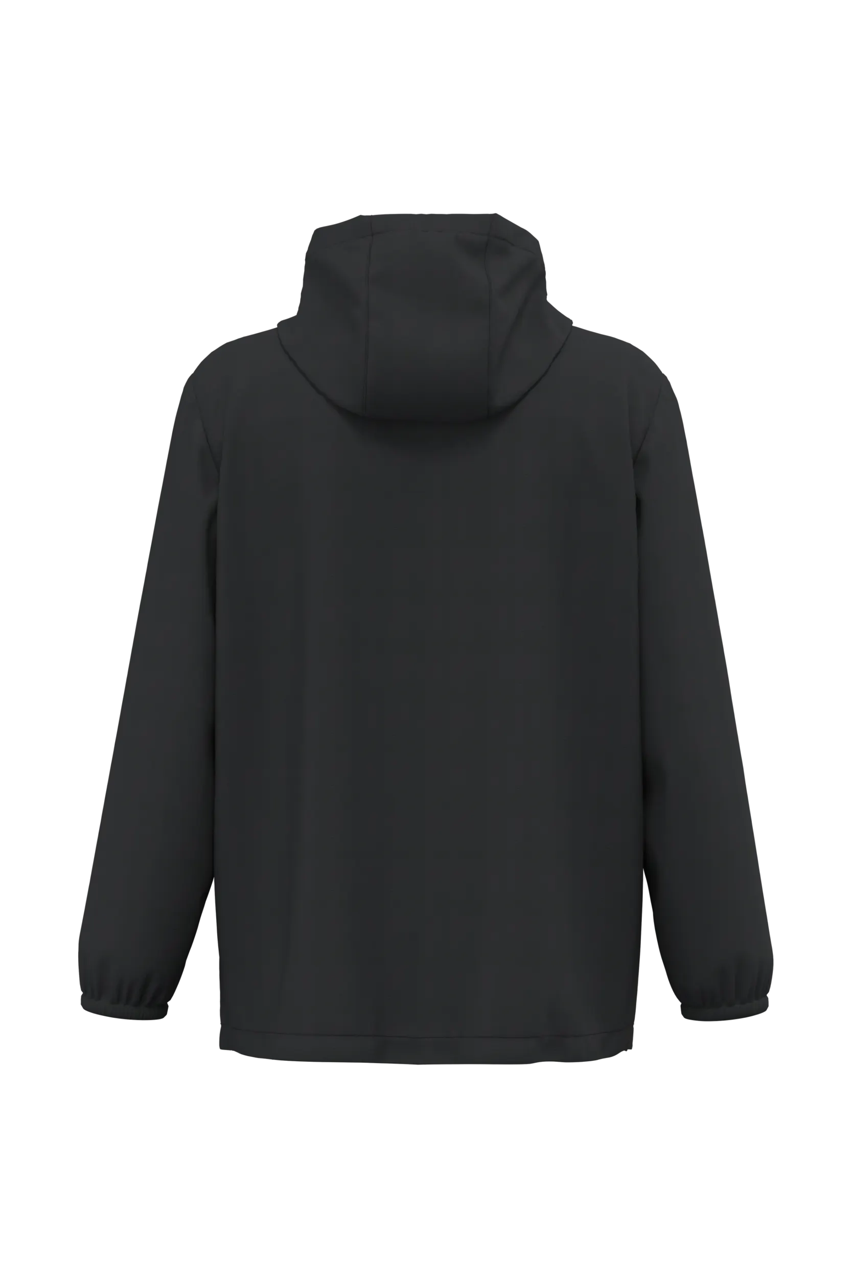 Chaqueta cortavientos impermeable ecorresponsable 1/4 cremallera unisex