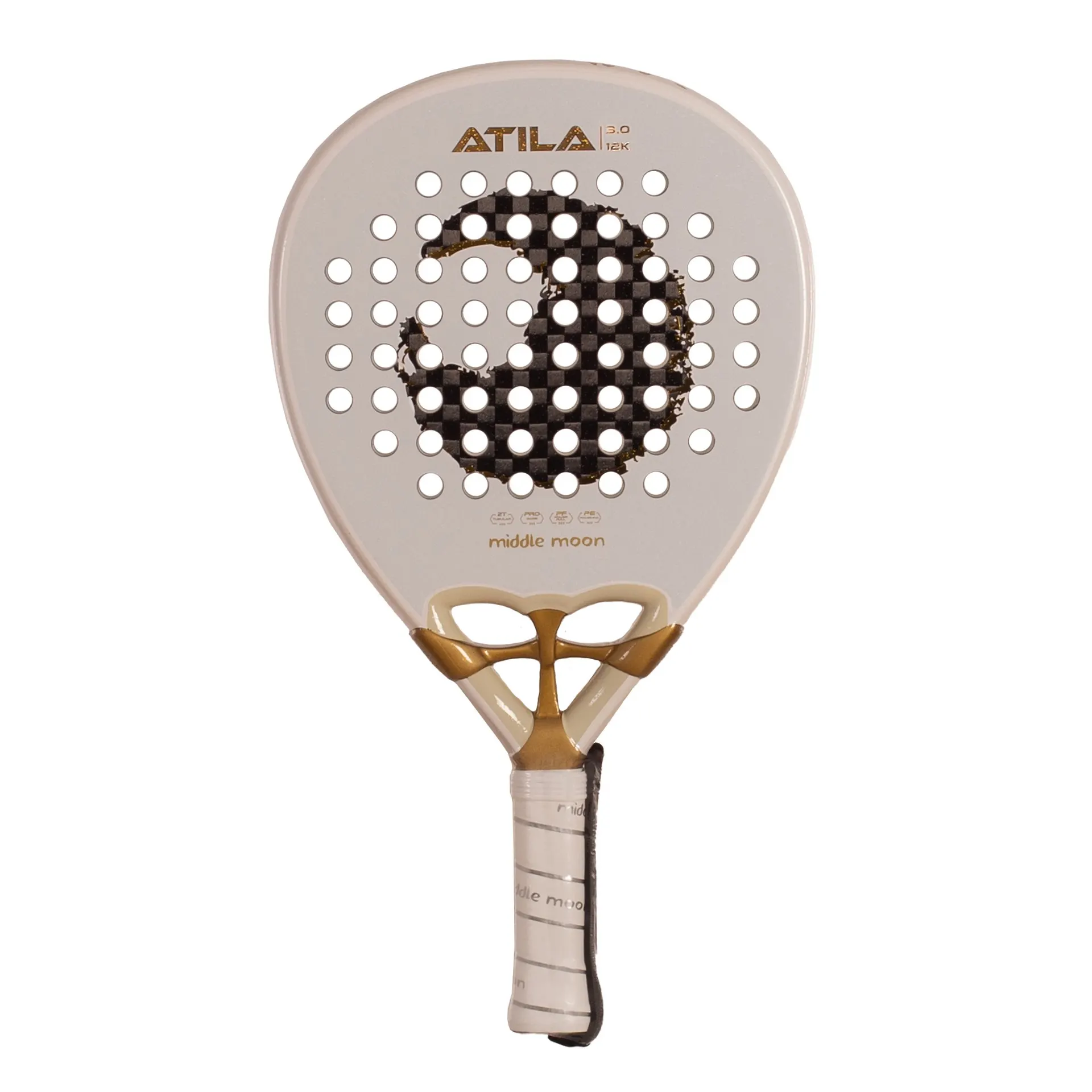 PALA DE PÁDEL MIDDLE MOON ATILA 3.0 12K