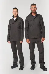 Chaqueta de trabajo sin metal unisex