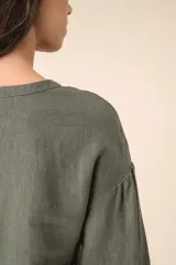 Blusa de lino mujer