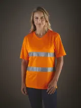 Camiseta cuello de pico Top Cool de Alta Visibilidad