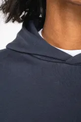 Sudadera ecorresponsable con capucha efecto lavado oversize unisex