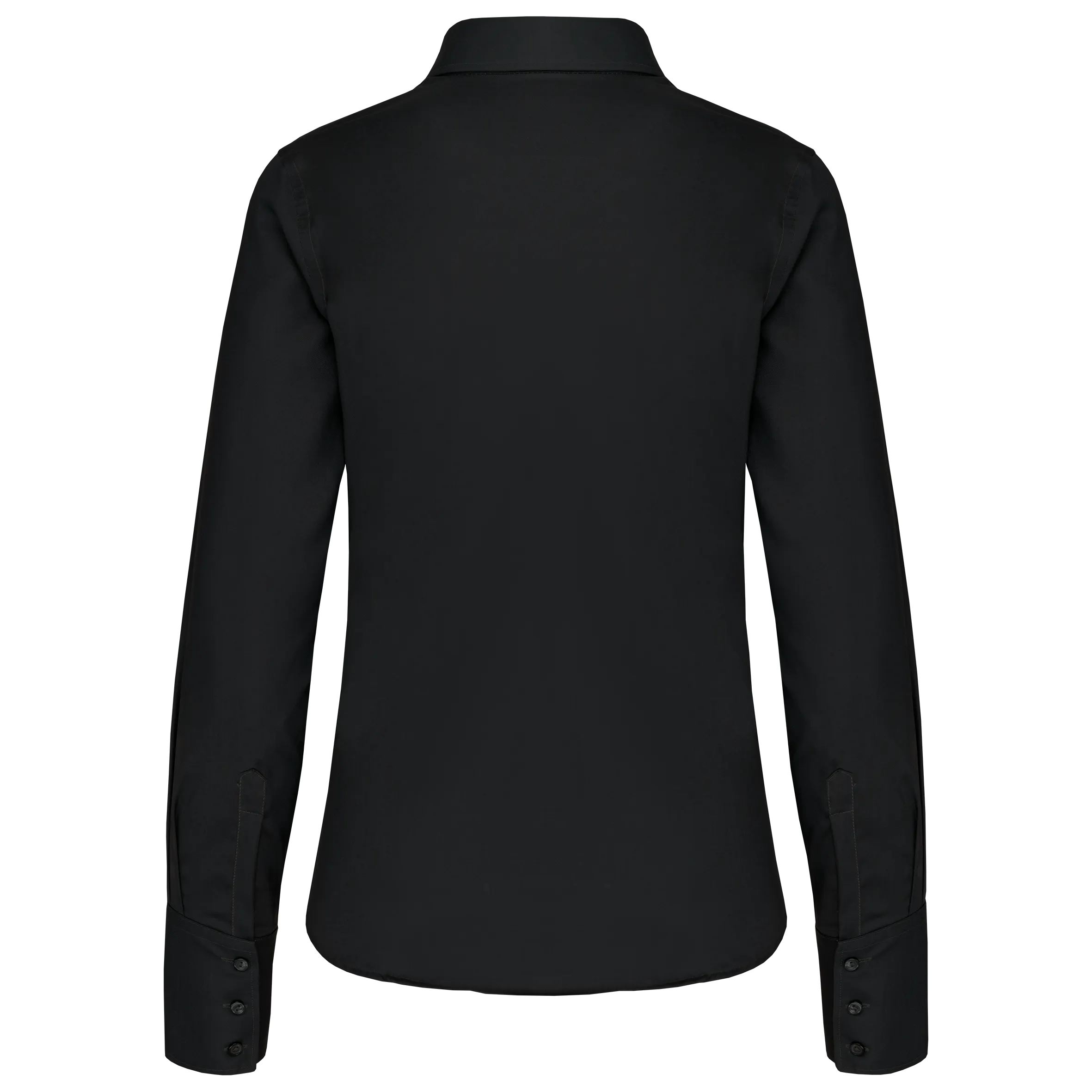 Camisa no-plancha manga larga mujer